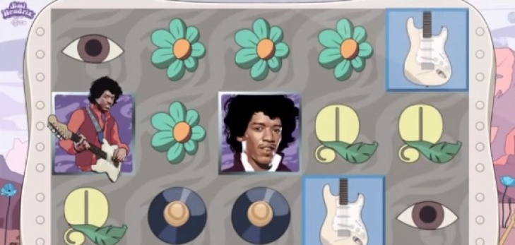 Tak wygląda gra na slocie Jimi Hendrix